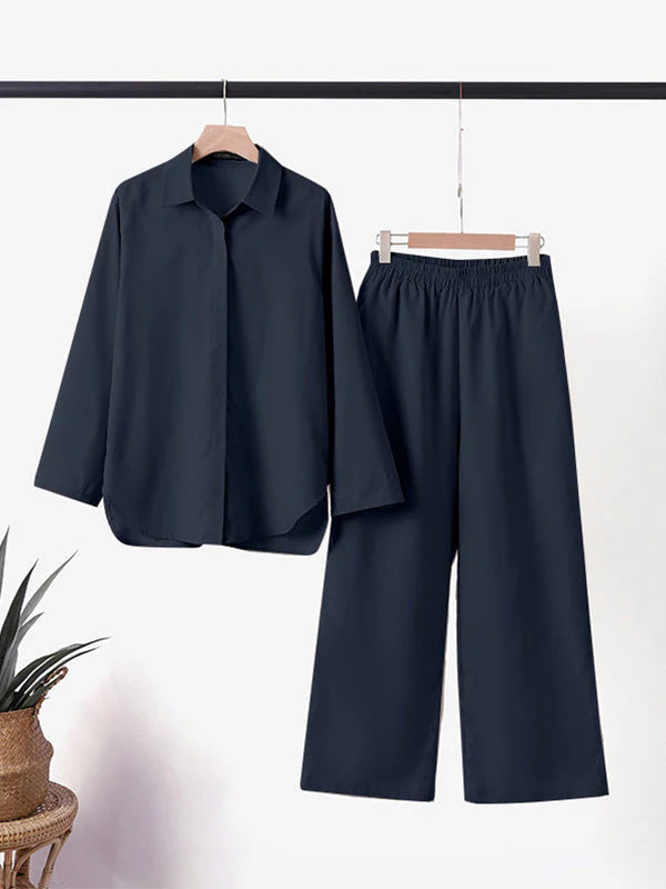 Canna™ | Cotton Linen Shirt & Trouser Set