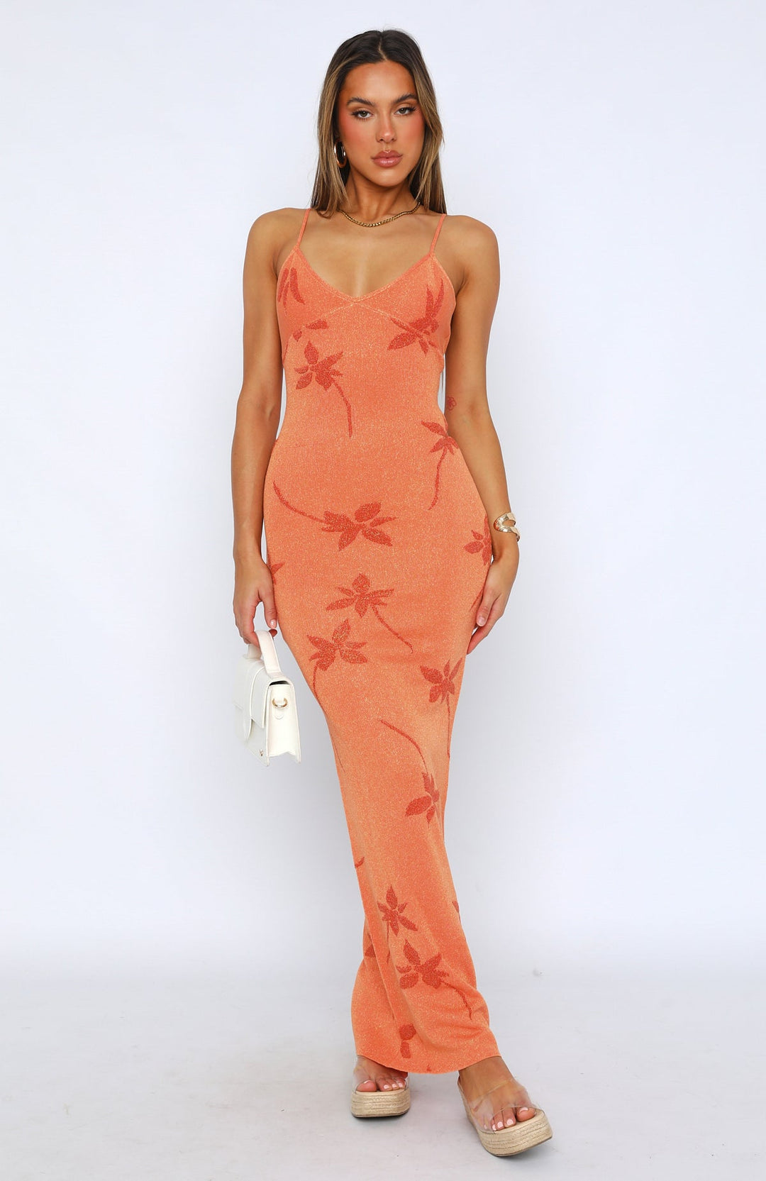 Zariah™ | White Fox Boutique Women's Orange Dress