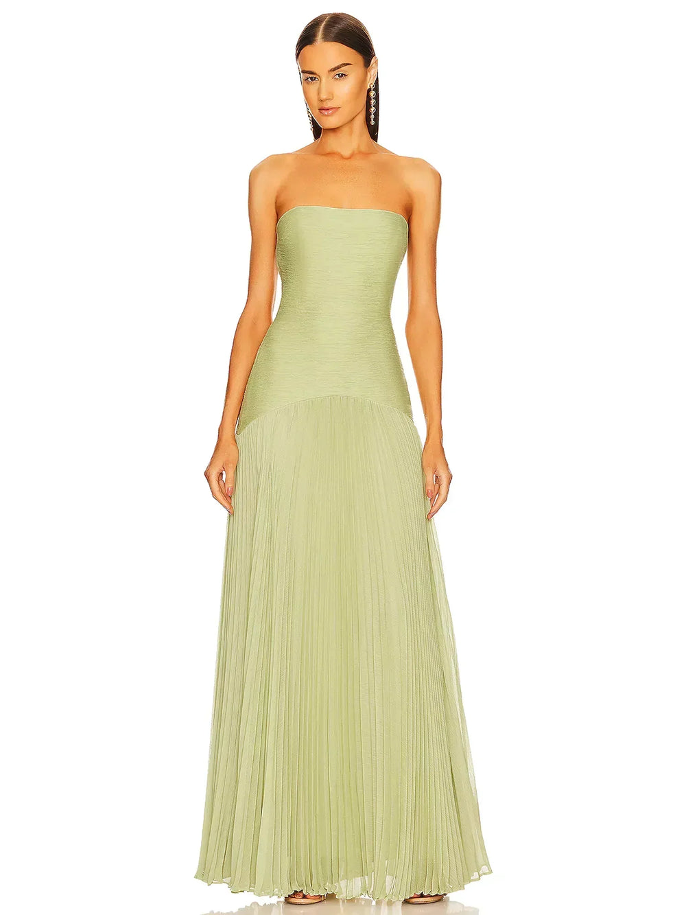 Zynella - Sleeveless Drop-Waist Maxi Dress