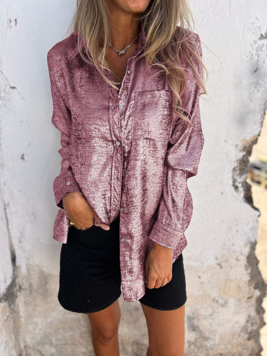 Vanessa - Metallic Blouse