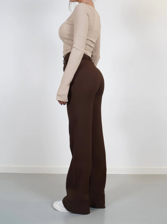 Lena - Casual Wide-Leg Trousers