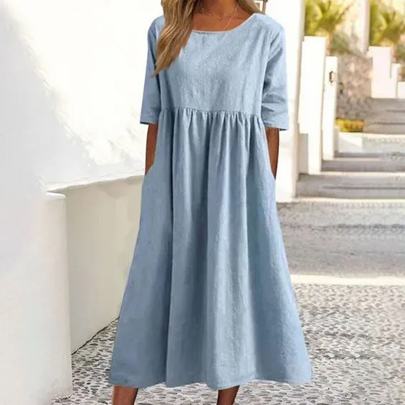 Sophie™ | Linen and Cotton Dress