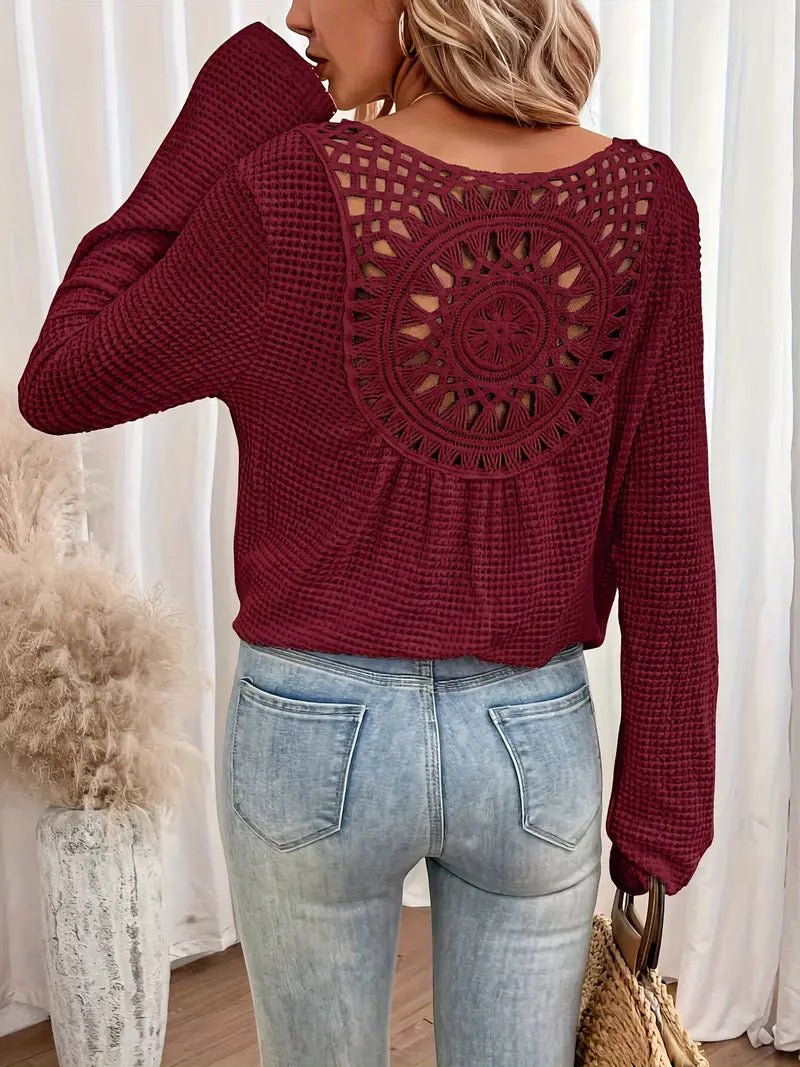 Becky™ | Elegant V-neck Sweater