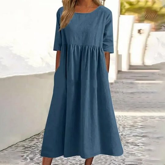 Sophie™ | Linen and Cotton Dress