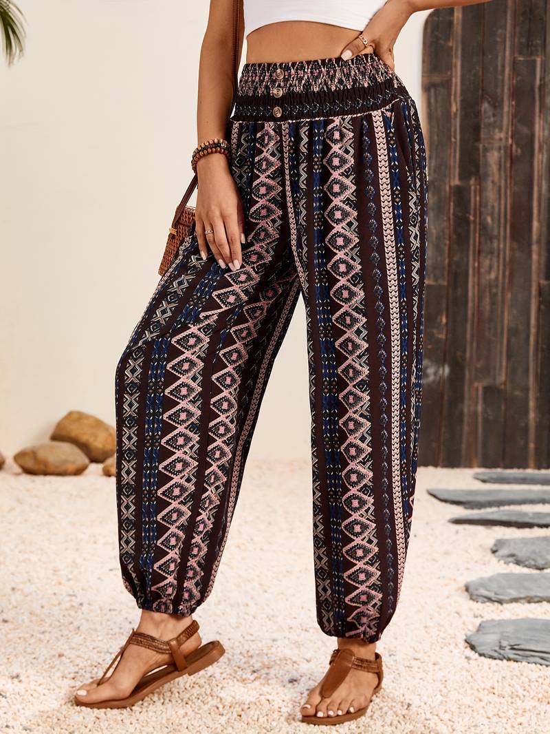 Ella - Boho Stretch Trousers