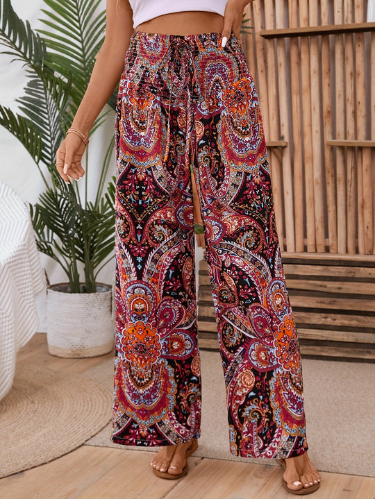 Jade -  Boho High-Waist Pants