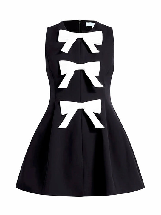 Millie ™ |  Front-Bow Frock Style Mini Dress