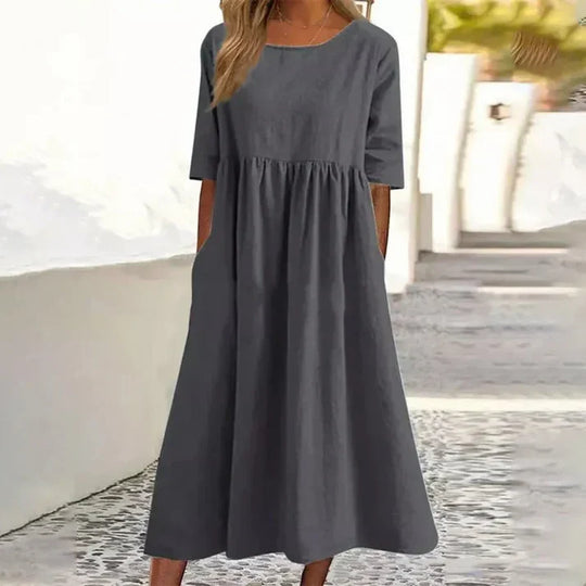 Sophie™ | Linen and Cotton Dress