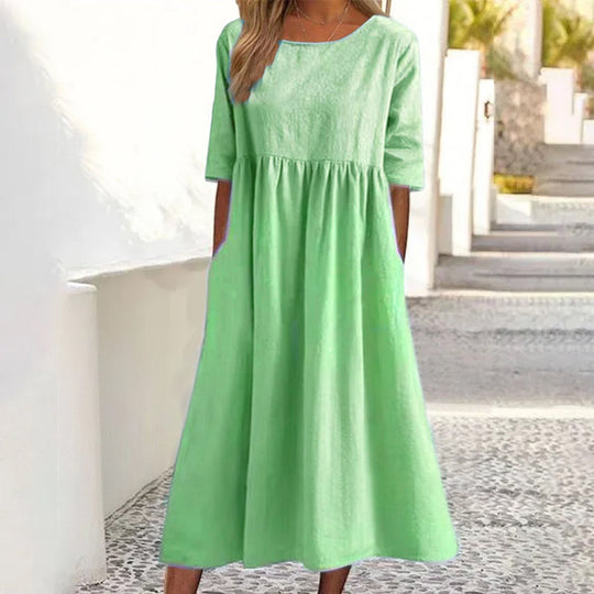 Sophie™ | Linen and Cotton Dress