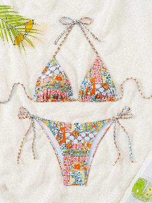 Tiffany - Cute bikini with ruffle detail