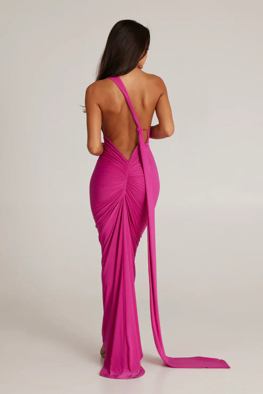 Lynessa™ | One Shoulder Cut-Out Maxi Dress