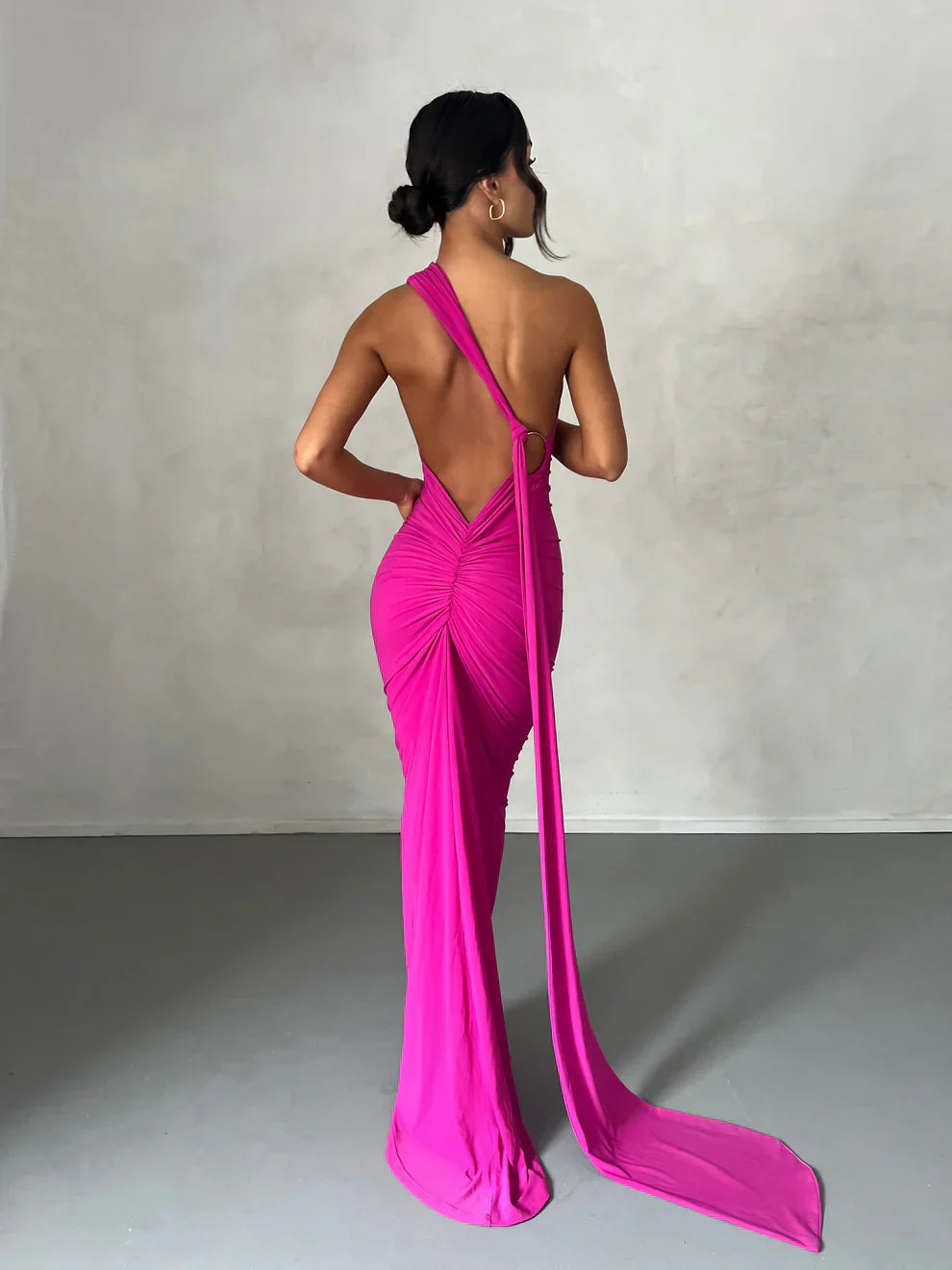 Lynessa™ | One Shoulder Cut-Out Maxi Dress