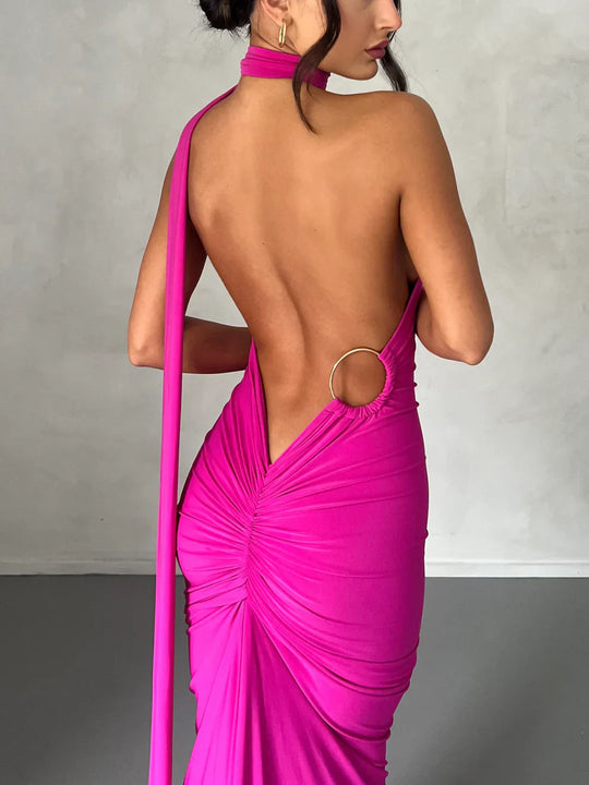 Lynessa™ | One Shoulder Cut-Out Maxi Dress