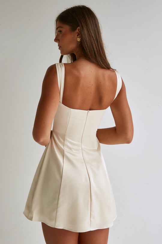 Nerys™ | Cream Mini Dress