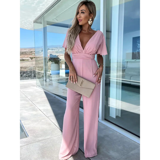 Rosemarie™ | Pleated Party Jumpsuit for Summer