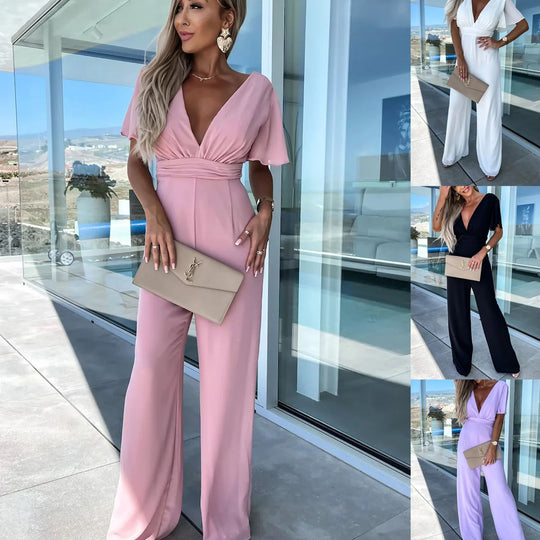 Rosemarie™ | Pleated Party Jumpsuit for Summer