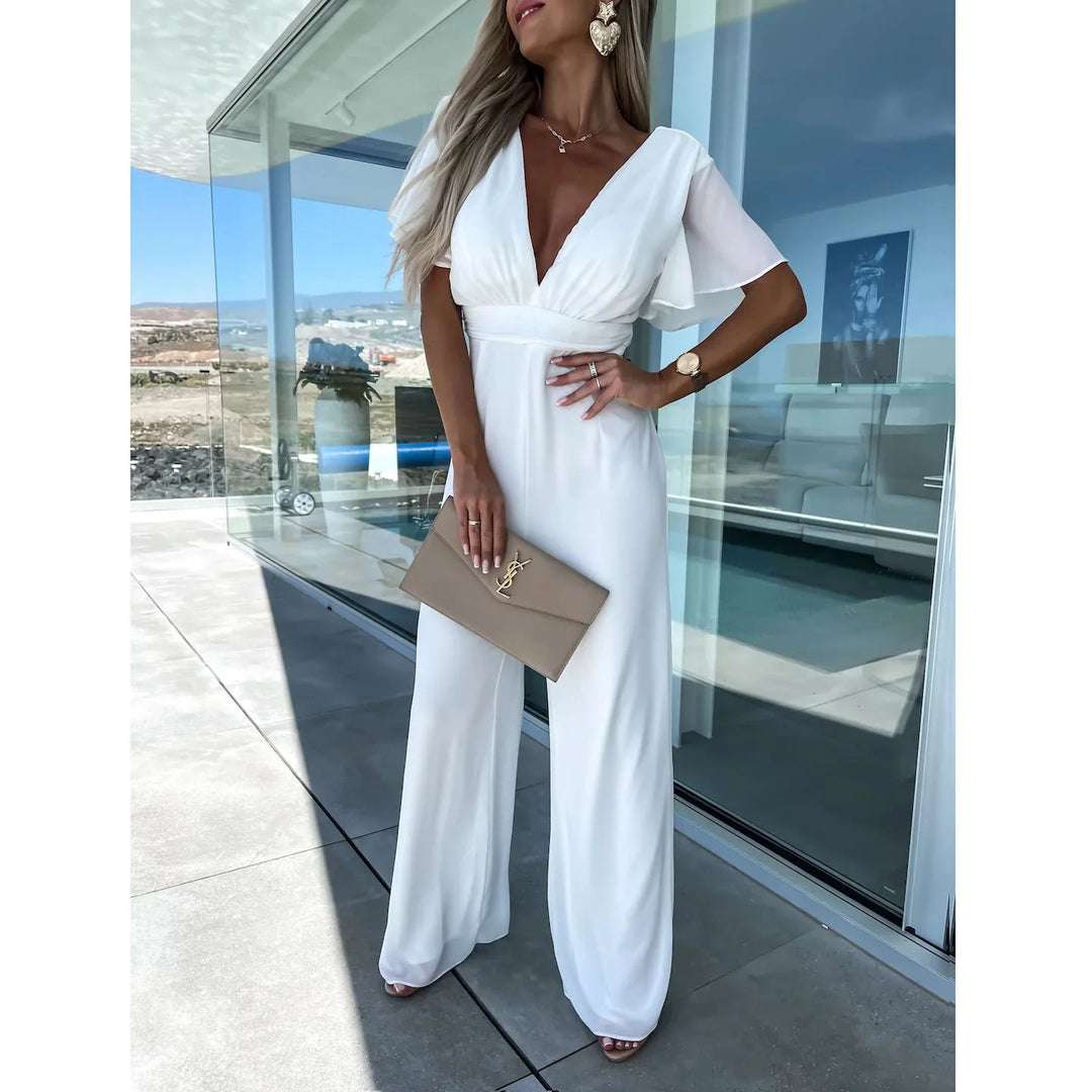 Rosemarie™ | Pleated Party Jumpsuit for Summer