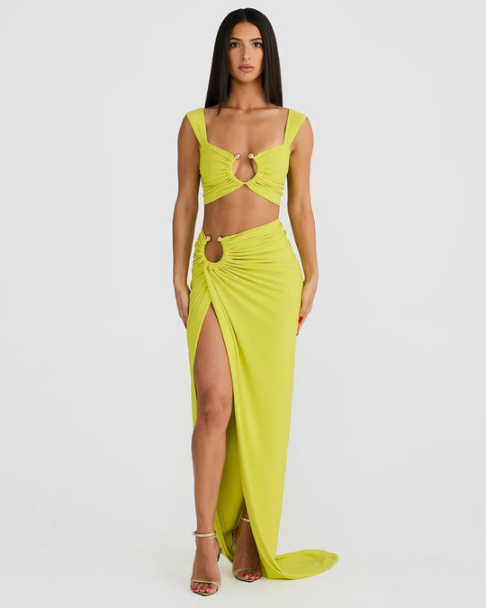 Alarice™ | Cut-Out Skirt Set