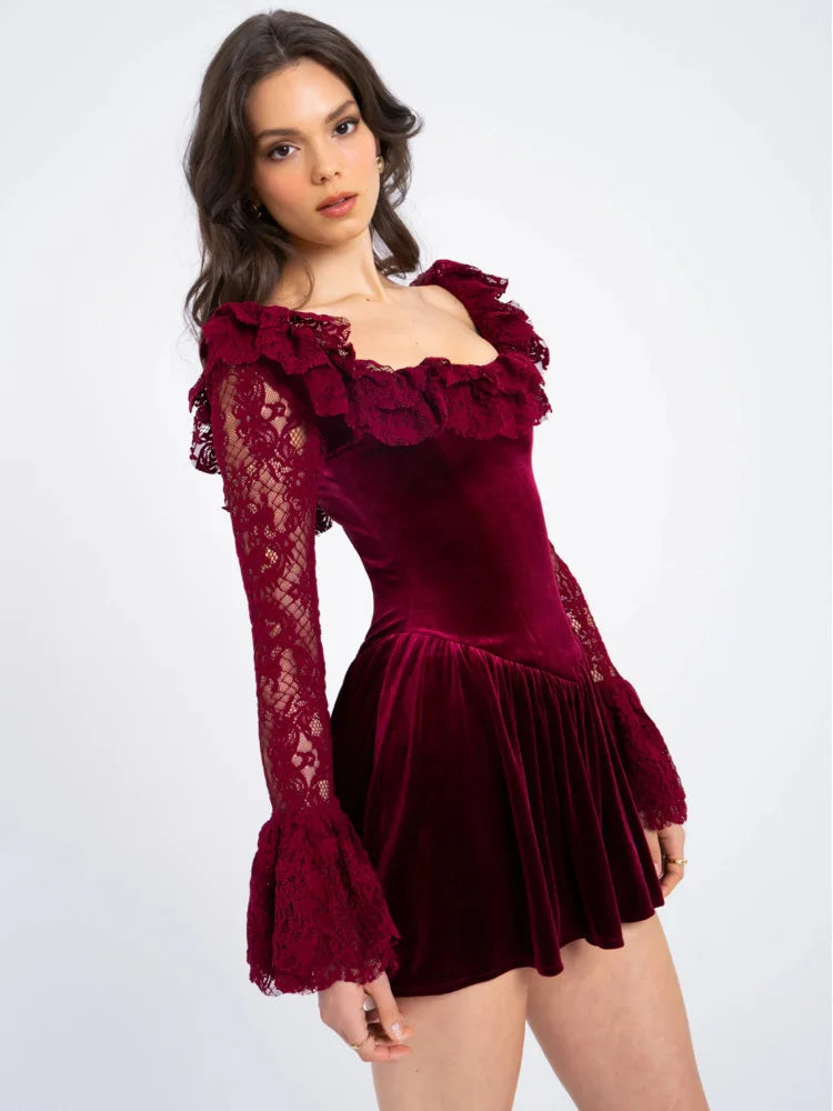 Joyce | Romantic Velvet Dress