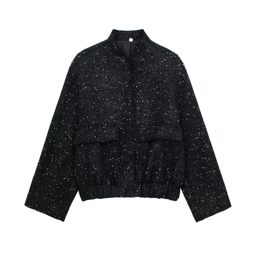 Allison | Golden Sequin Jacket