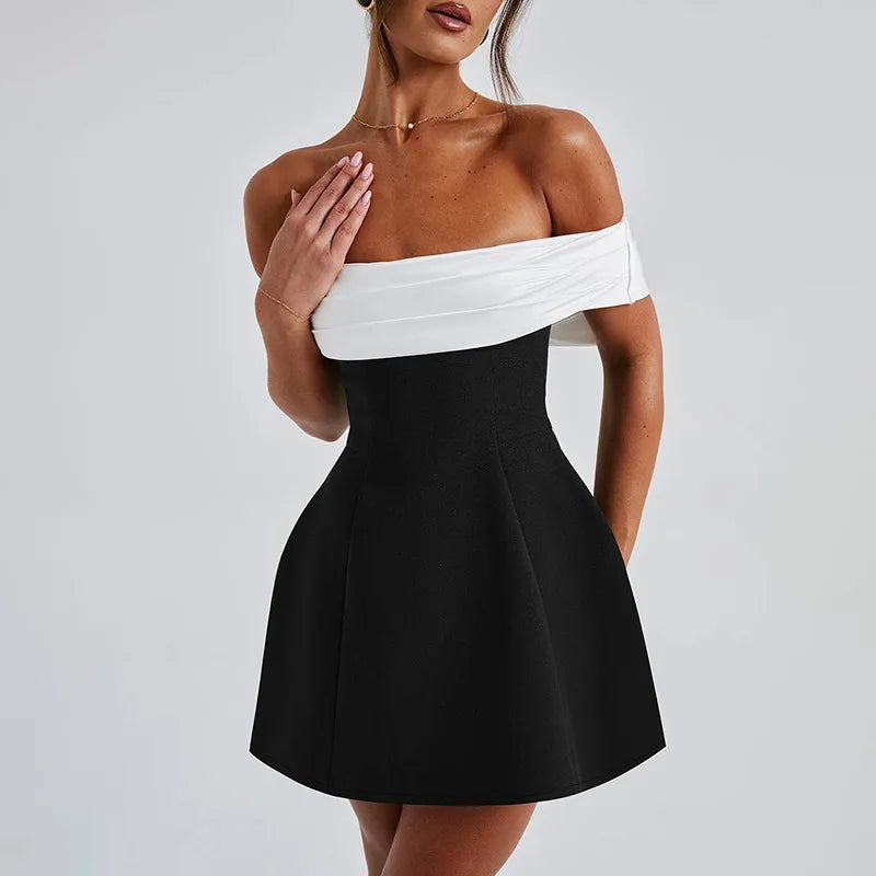 Elora™ | Elegant Off-shoulder Dress