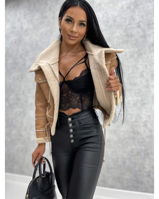 Chloe™ - Luxury Leather Jacket