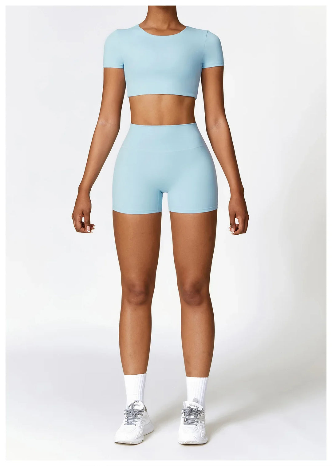 Chloe Shorts Crop Top Set