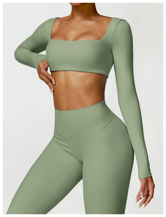 Leah Leggings Long Sleeved Top Set