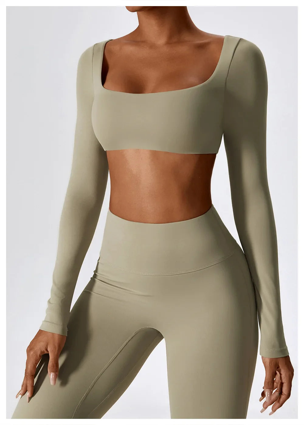 Lottie Long Sleeve Top Flare Leggings Set