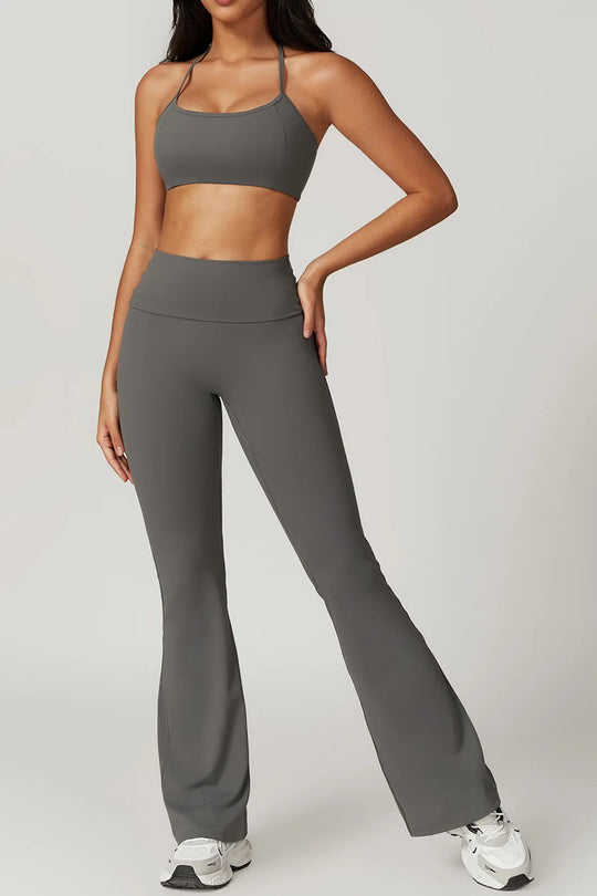 Elena Flare Leggings Sports Bra Set