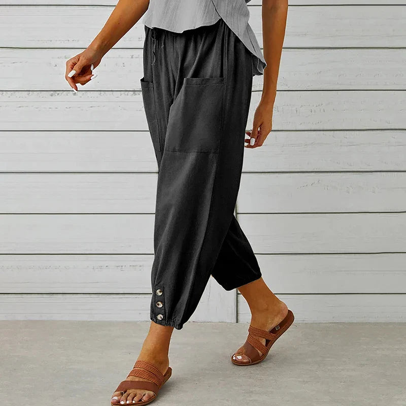 Riley - Breathable Wide-Leg Pants