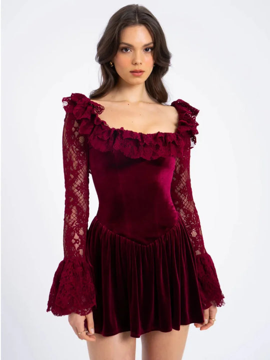 Joyce | Romantic Velvet Dress