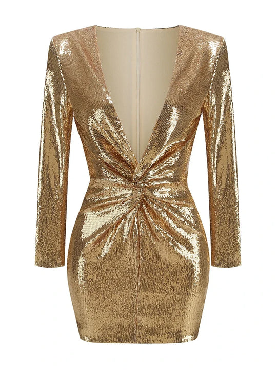 Harley | Luxurious Gold Dress