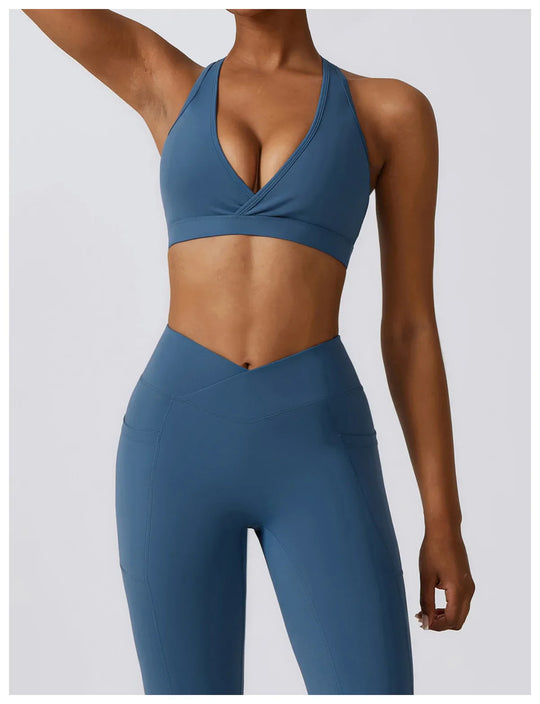 Lucy Sports Bra Flare Leggings Set