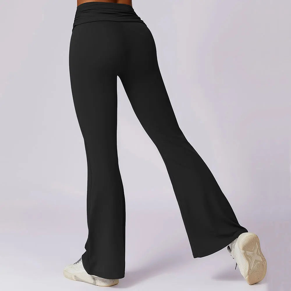 Catherine Flare Leggings Crop Top Set