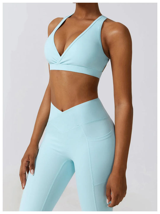 Lucy Sports Bra Flare Leggings Set