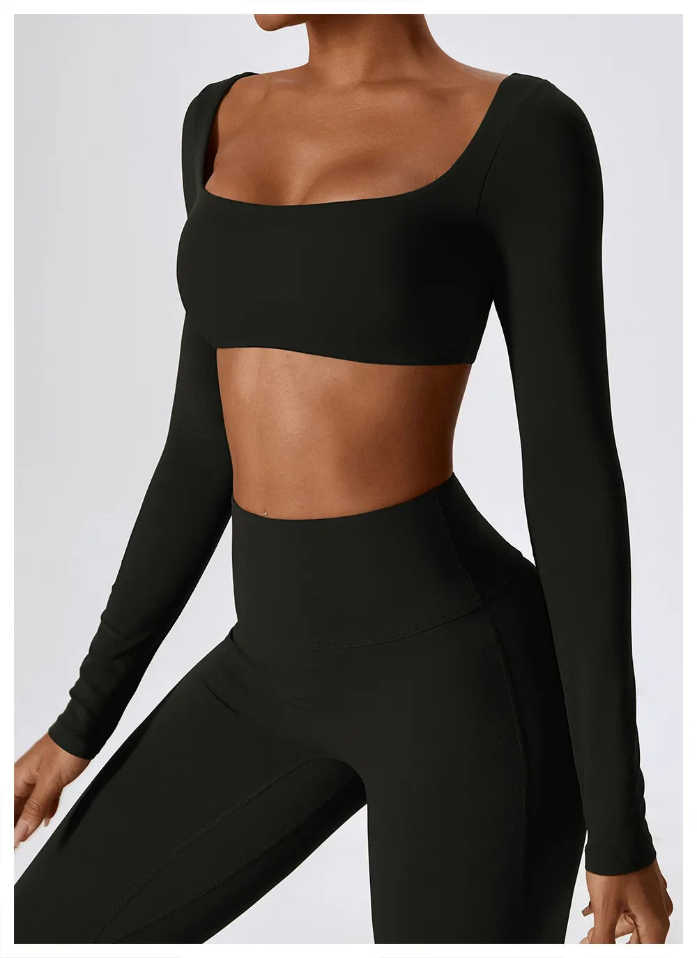 Lottie Long Sleeve Top Flare Leggings Set