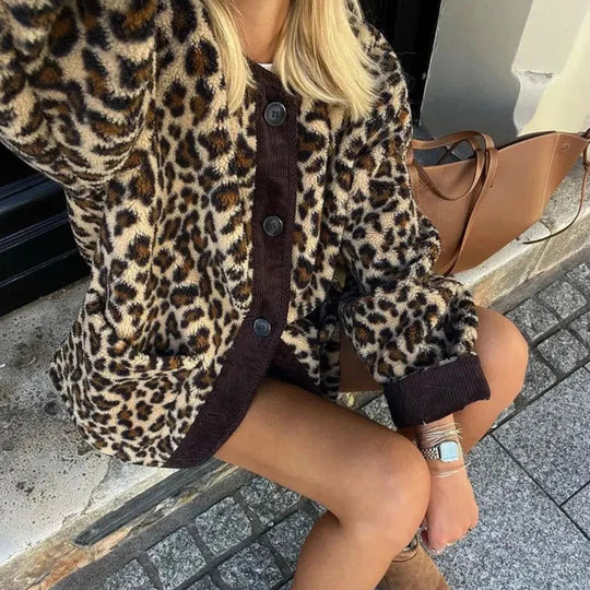 Miriam - Stylish Leopard Cardigan