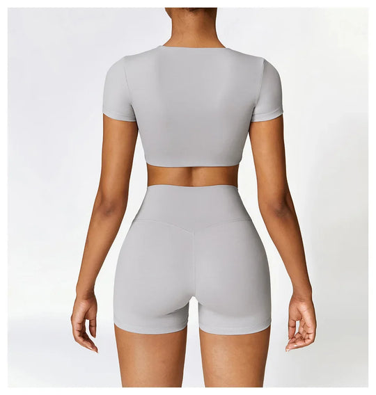 Chloe Shorts Crop Top Set