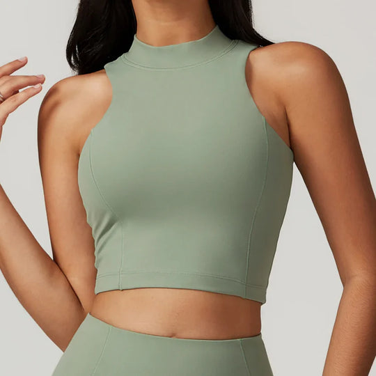 Emilia Flare Leggings Crop Top Set