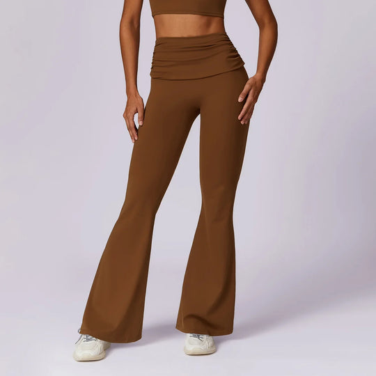 Catherine Flare Leggings Crop Top Set