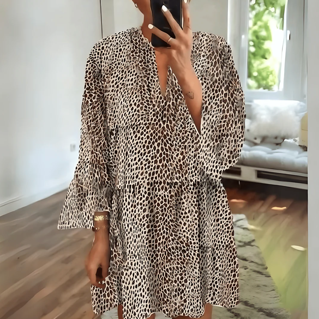 Saar - Comfy Printed Dress