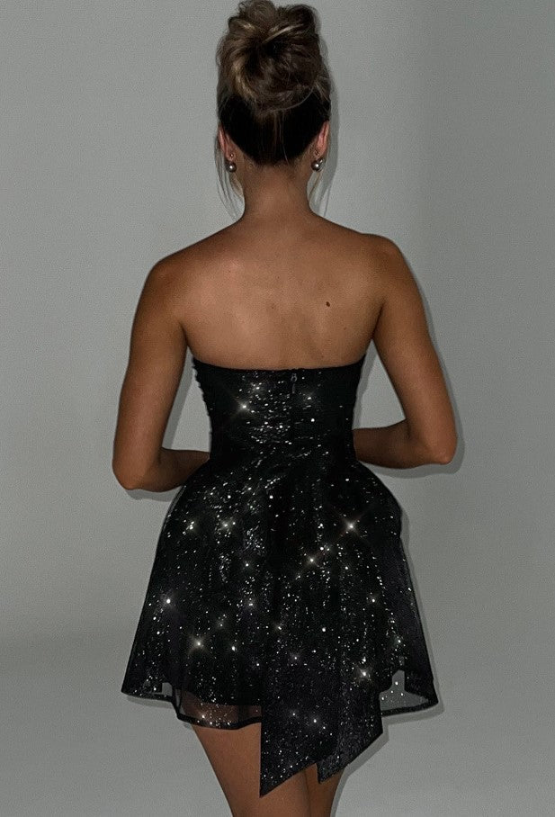 Serilda™ | Strapless Sparkle Dress