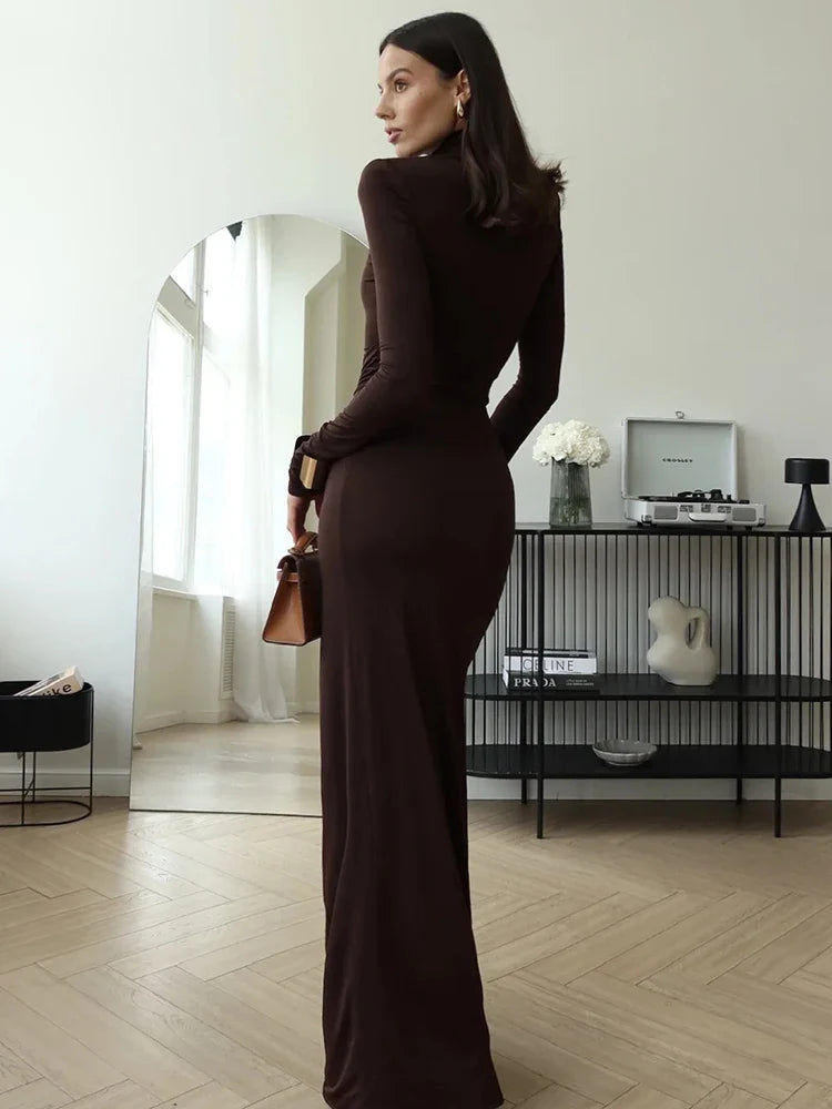 Nyomi | Modern High-Slit Gown