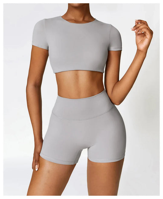 Chloe Shorts Crop Top Set