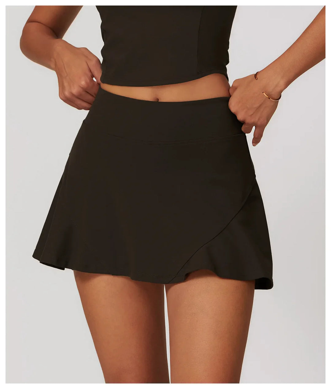 Nora Crop Top Short Skirt Set