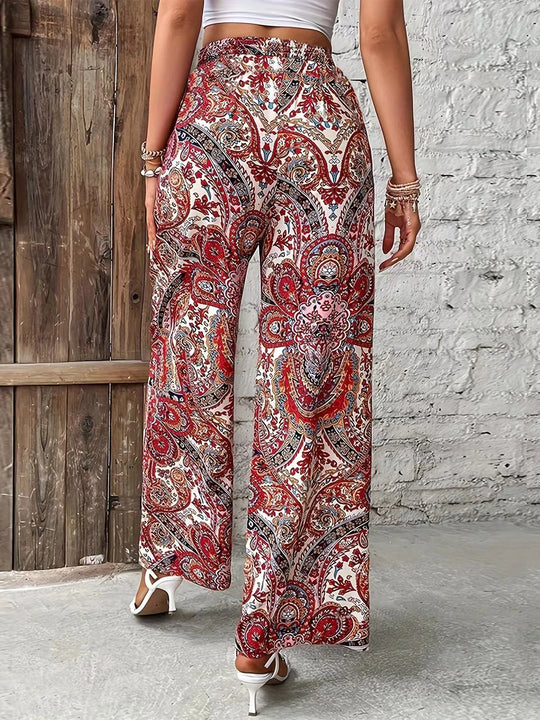 Zahara - Boho Wide-Leg Pants