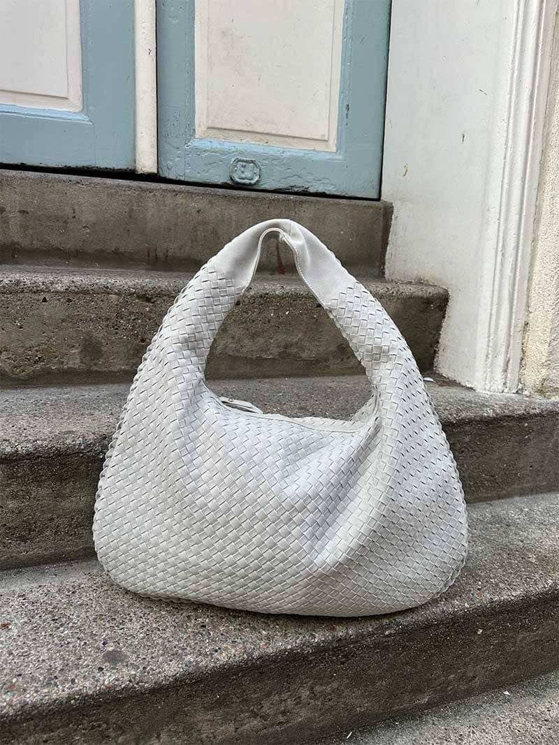 Suede Woven Bag XL