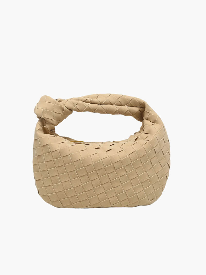 Woven Bag Mini Suede