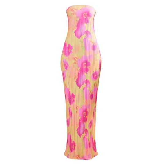 Helena™ | Strapless Fitted Maxi Dress